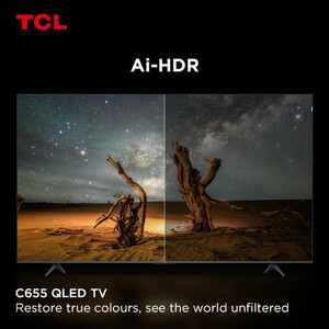 تلویزیون 55 اینچ ال ای دی هوشمند تی سی ال مدل 55C655