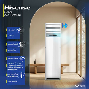 کولر گازی ایستاده 36000 دور ثابت هایسنس مدل HFH-36FM