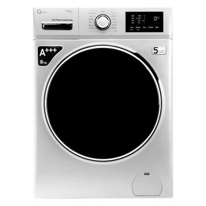 ماشین لباسشویی اتوماتیک جی پلاس مدل GWM-M822W ظرفیت 8 کیلوگرم