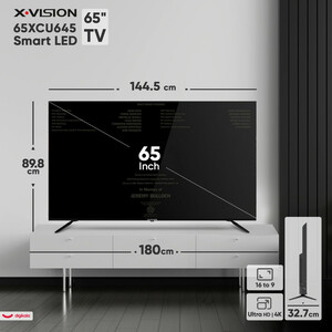 تلویزیون ال ای دی هوشمند ایکس ویژن مدل 65XCU645 سایز 65 اینچ