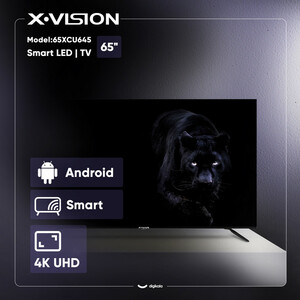 تلویزیون ال ای دی هوشمند ایکس ویژن مدل 65XCU645 سایز 65 اینچ