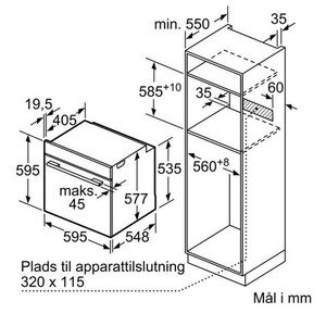 فر توکار بوش HBG635BS1