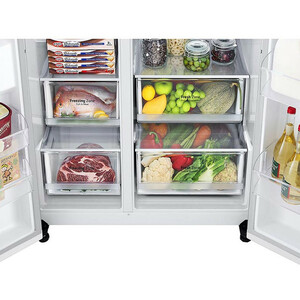 یخچال فریزر ساید بای ساید 31 فوت ال جی مدل GC-J348