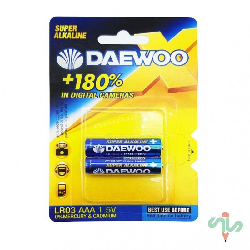 باتری نیم قلمی دوو مدل LR03