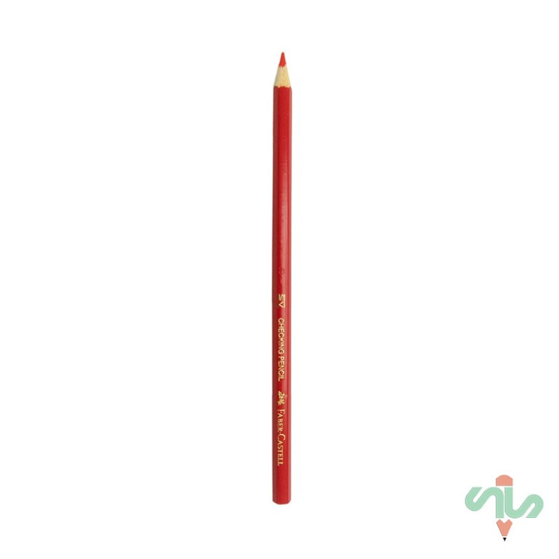 مداد قرمز 6 ضلعی فابرکاستل