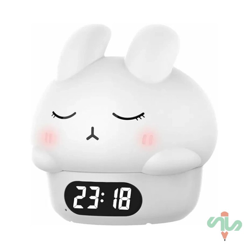 چراغ خواب سیلیکونی ساعت دار
