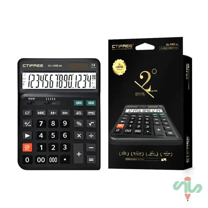 ماشین حساب رنگی مدل Ctifree‎ CT-140E