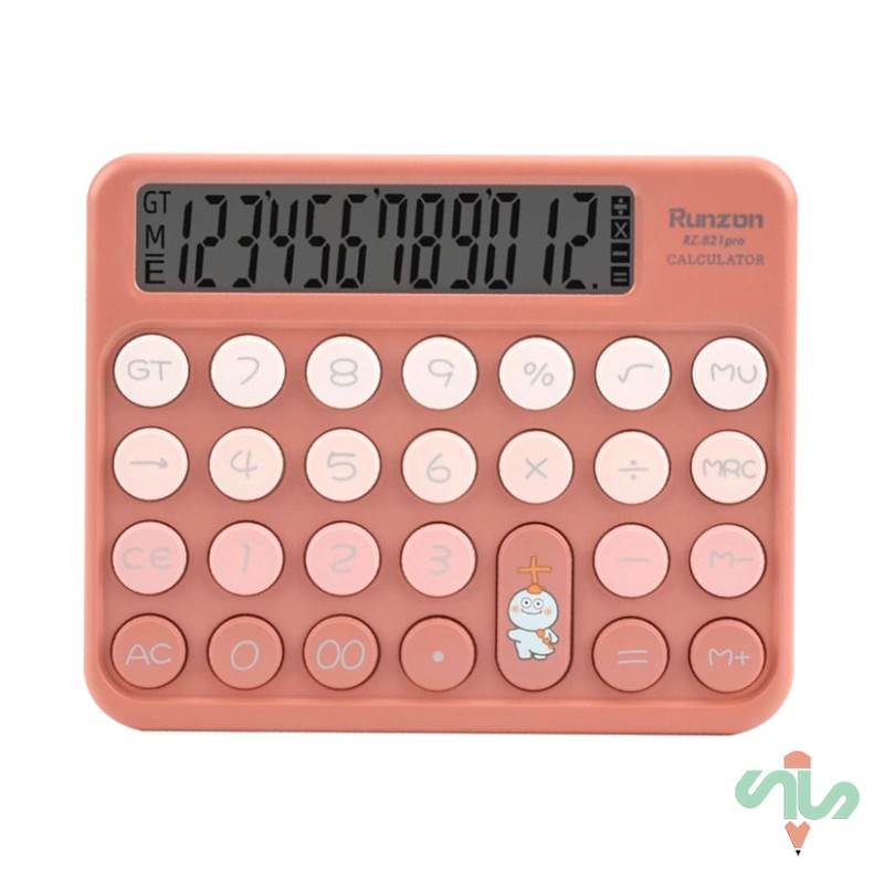 ماشین حساب رانزن مدل RZ821PRO طرح فانتزی