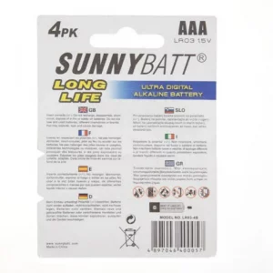 باتری نیم قلمی سانی‌ بت اولترا الکالاین