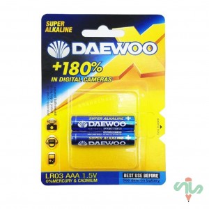 باتری نیم قلمی دوو مدل LR03