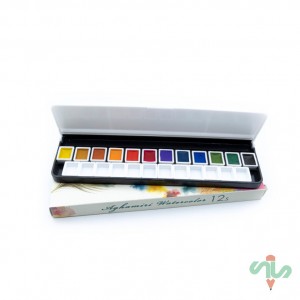 آبرنگ 12 رنگ آرتیست آقامیری