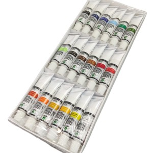 رنگ روغن ماریس 12 رنگ حجم 12 میلی لیتر