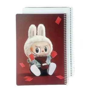 دفتر خط دار 100 برگ سیمی طرح لبوبو