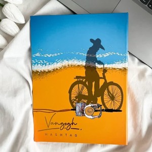 دفتر کلاسور ونگوگ 100 برگ 26 حلقه قفل فلزی هشتگ