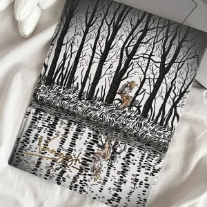 دفتر کلاسور ونگوگ 100 برگ 26 حلقه قفل فلزی هشتگ