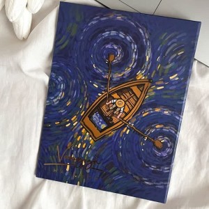 دفتر کلاسور ونگوگ 100 برگ 26 حلقه قفل فلزی هشتگ