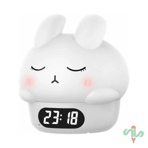 چراغ خواب سیلیکونی ساعت دار