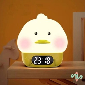 چراغ خواب سیلیکونی ساعت دار