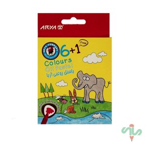 پاستل روغنی آریا  6عددی