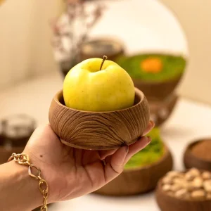 مجموعه ظروف هفت سین ۱۲ پارچه طرح چوب