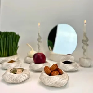 مجموعه ظروف هفت سین 11 پارچه گیسوم