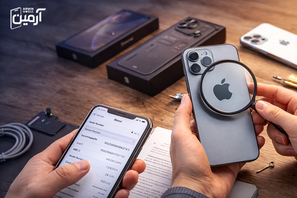راهنمای جامع تشخیص اصل بودن آیفون کارکرده و جلوگیری از خرید گوشی تقلبی