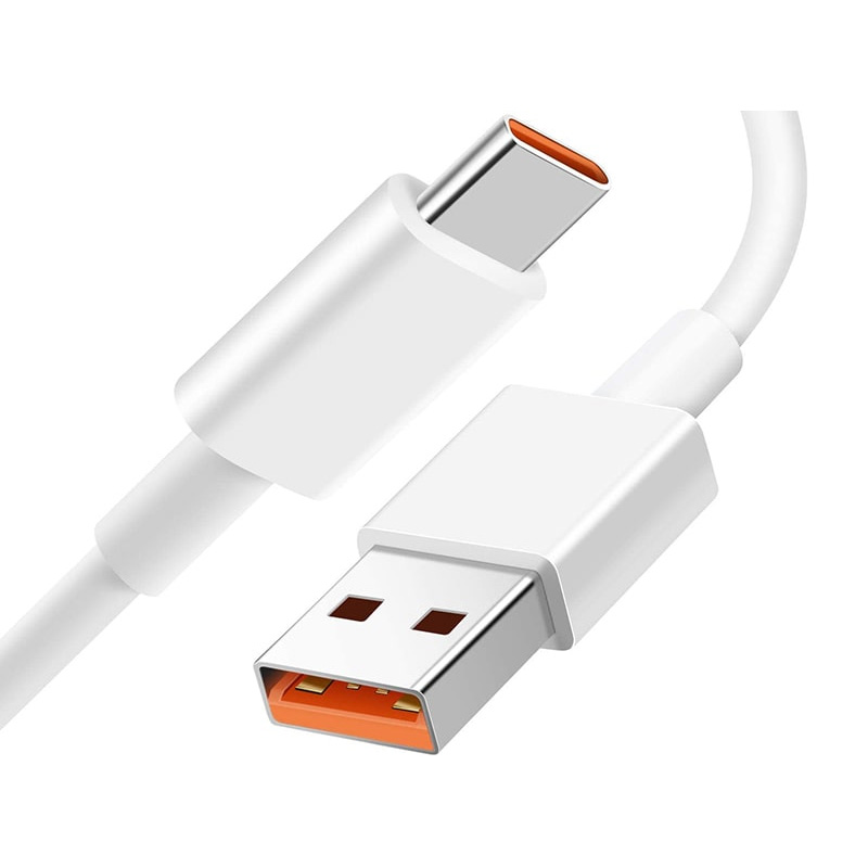 کابل شارژ سریع تایپ سی شیائومی Xiaomi 6A Type-C Fast Charge Cable 1m
