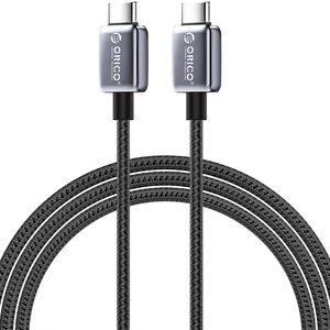 کابل سوپر فست شارژ تایپ‌سی به تایپ‌سی 100 وات یک متری اوریکو GQZB100-10-BK-BP