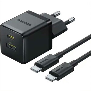 کیفیت شارژر دیواری فست تایپ‌سی و یو اس بی 20 وات بیسوس با کابل دو سر تایپ سی