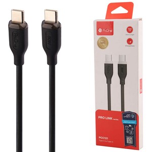 کابل دو سر تایپ سی 60 وات یک متری پرووان PCC121