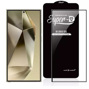 گلس تمام چسب سامسونگ گلکسی اس 25 اولترا میتوبل tempered glass