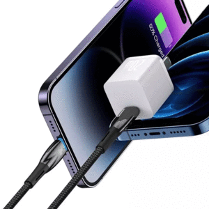 خرید کابل تایپ سی به لایتنینگ 20 وات 2 متری بیسوس