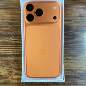 گوشی آیفون 17ProMax نارنجی (ZAA) | حافظه 256 گیگابایت تک سیم باطری %100 /C52 (کارکرده بدون کد ) + ویدیو