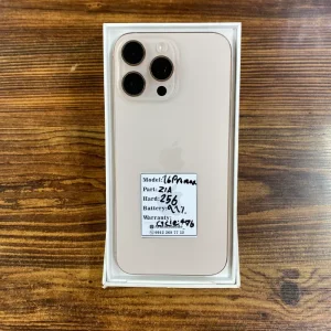 گوشی آیفون 16 پرومکس (zaa) صحرایی | حافظه 256 گیگابایت  دوسیم (با ریجستر) باطری  %91 (کارکرده درحدنو ) + ویدیو