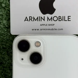 گوشی آیفون 13 سفید (Ch) | حافظه 128 گیگابایت دوسیم باطری %100 (کارکرده )