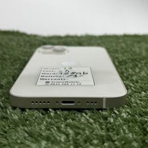 گوشی آیفون 13 سفید (Ch) | حافظه 128 گیگابایت دوسیم باطری %71(کارکرده )