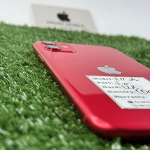 گوشی آیفون 11 نرمال قرمز (Ja) | حافظه 128 گیگابایت تک سیم باطری %100 (کارکرده )