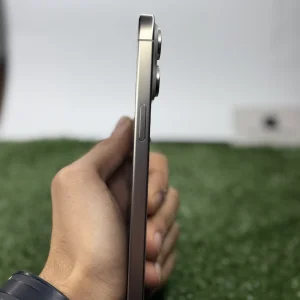 گوشی آیفون 15 پرومکس نچرال (ZAA) | حافظه 512 گیگابایت دوسیم  باطری %91 با ریجستر (کارکرده )