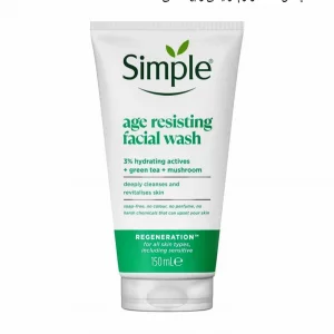 ژل شستشوی صورت سیمپل ضد پیری سیمپل
