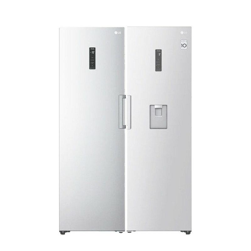 یخچال فریزر دوقلو 40 فوت ال جی مدل GC-F411EQDM GC-B414EQFM سفید