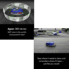 جارو رباتیک دایسون مدل 360 Vis Nav