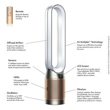 دستگاه تصفیه کننده هوا دایسون مدل Cool Formaldehyde TP09