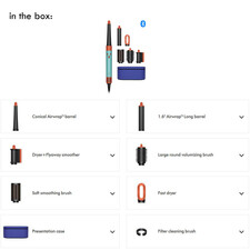 سشوار برس دار حالت دهنده دایسون مدل Airwrap id HS08 Straight+Wavy