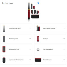 سشوار برس دار حالت دهنده دایسون مدل Airwrap id HS08 Straight+Wavy