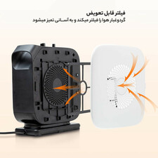 فن هیتر مایدیا مدل NTY15-19C