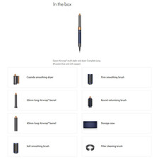 سشوار دایسون مدل Airwrap Complete Long HS05 DBBC