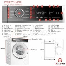 ماشین لباسشویی بوشwgb256a90