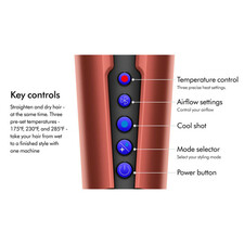 اتو و حالت دهنده ی مو دایسون مدل Airstrait HT01 SBBP