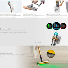 جارو شارژی هوشمند دایسون مدل V15 Detect Total Clean