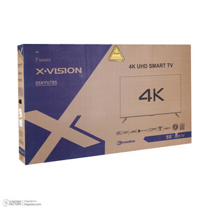 تلویزیون 55 اینچ ال ای دی هوشمند ایکس ویژن مدل 55XYU785